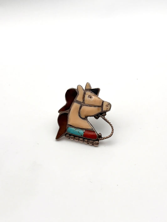 Horse Inlay Ring