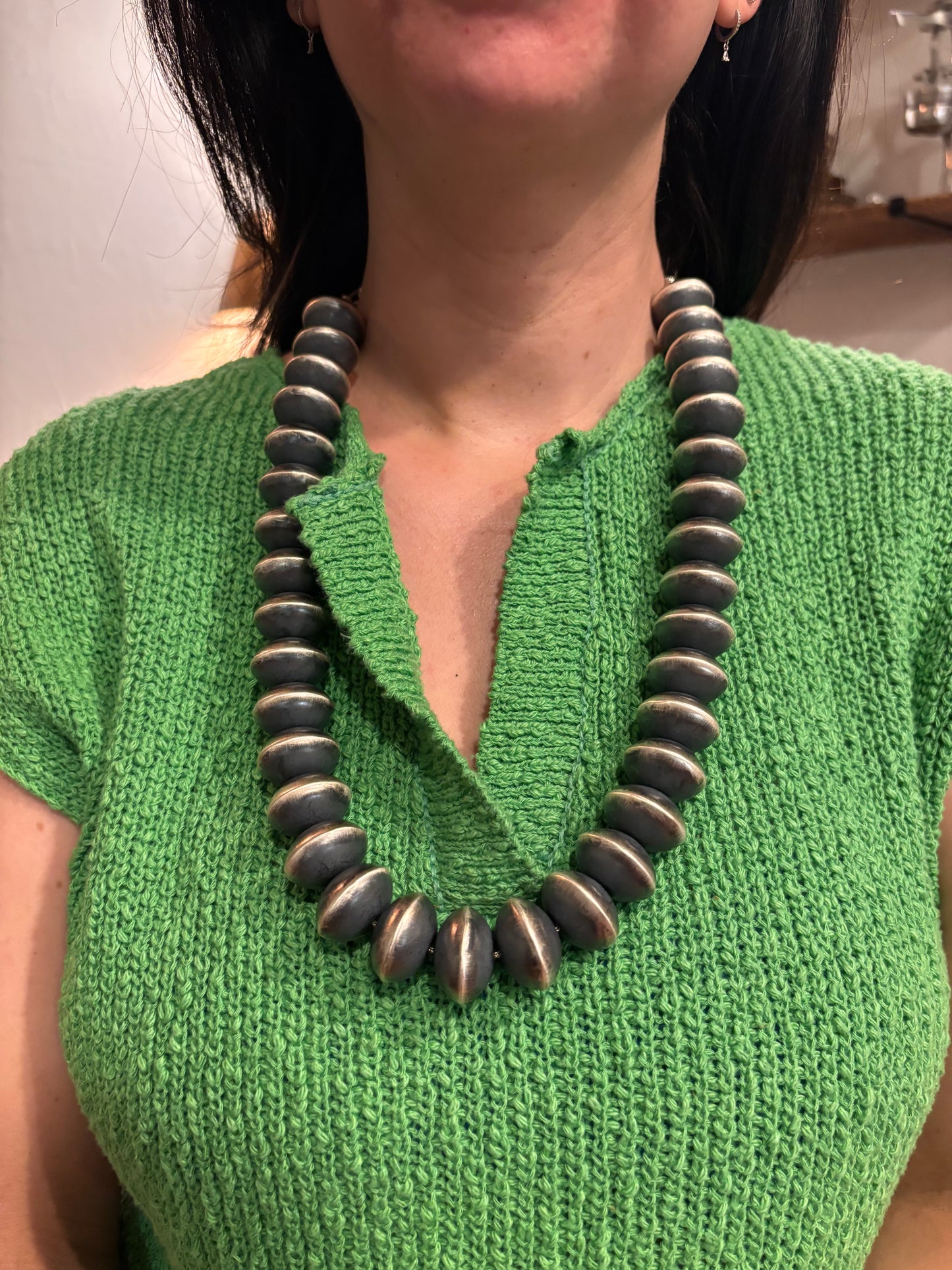Stanford Yazzie 24mm Navajo Pearls